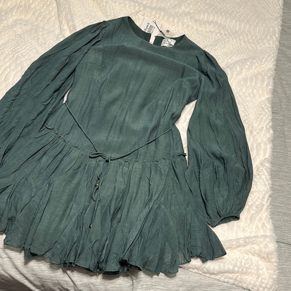 Hello molly forest green dress